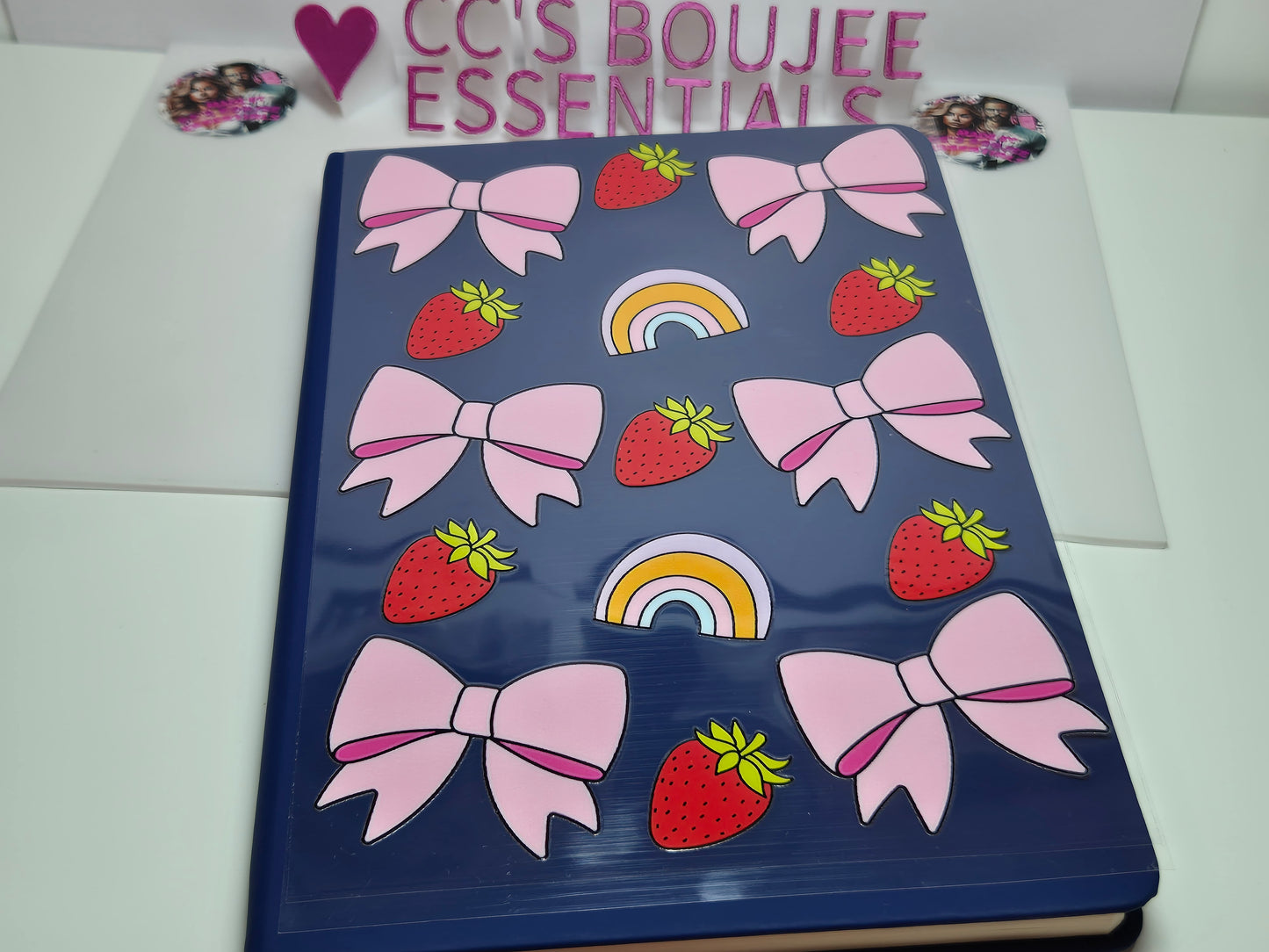 STRAWBERRY BOWS A5 CATALOUGE WRAP