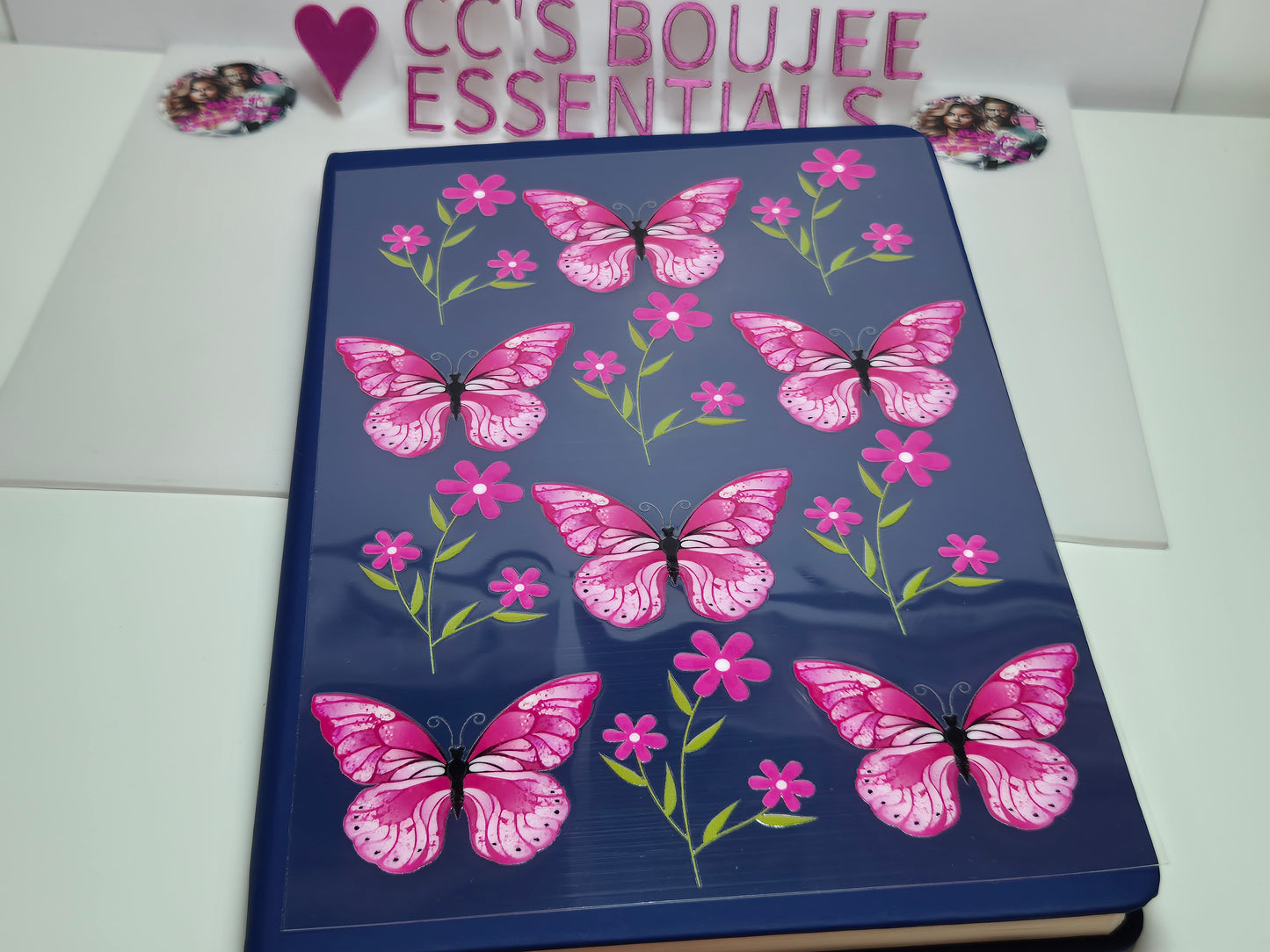 PINK BUTTERFLIES A5 CATALOUGE WRAP