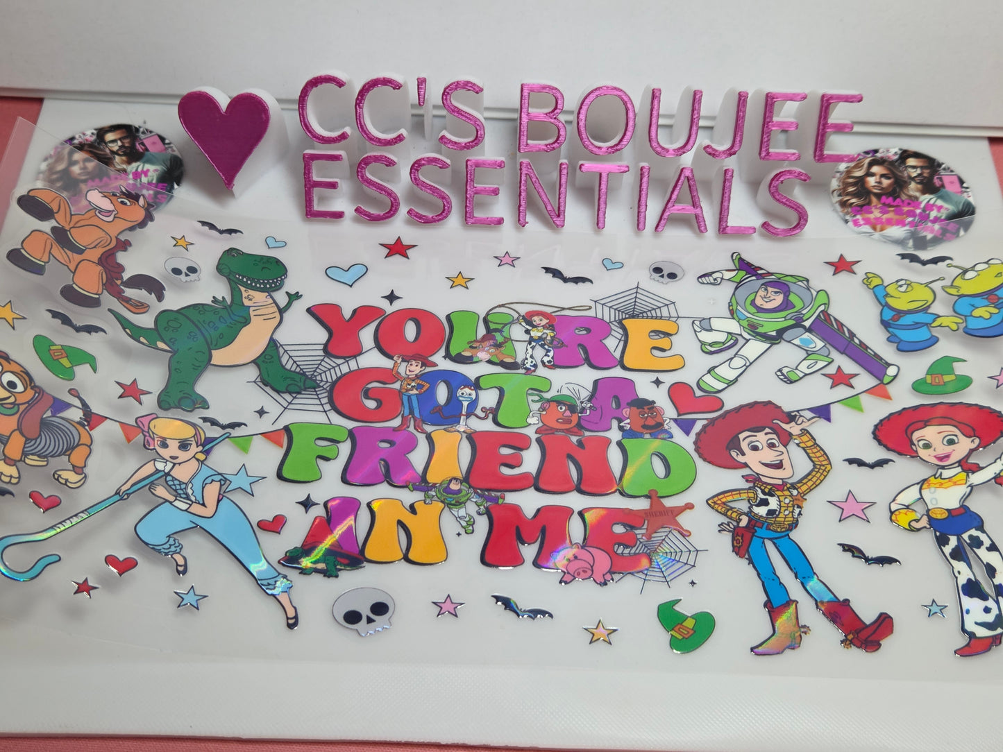 YOU HAVE A FRIEND 16oz CATALOUGE HOLOGRAPHIC WRAP