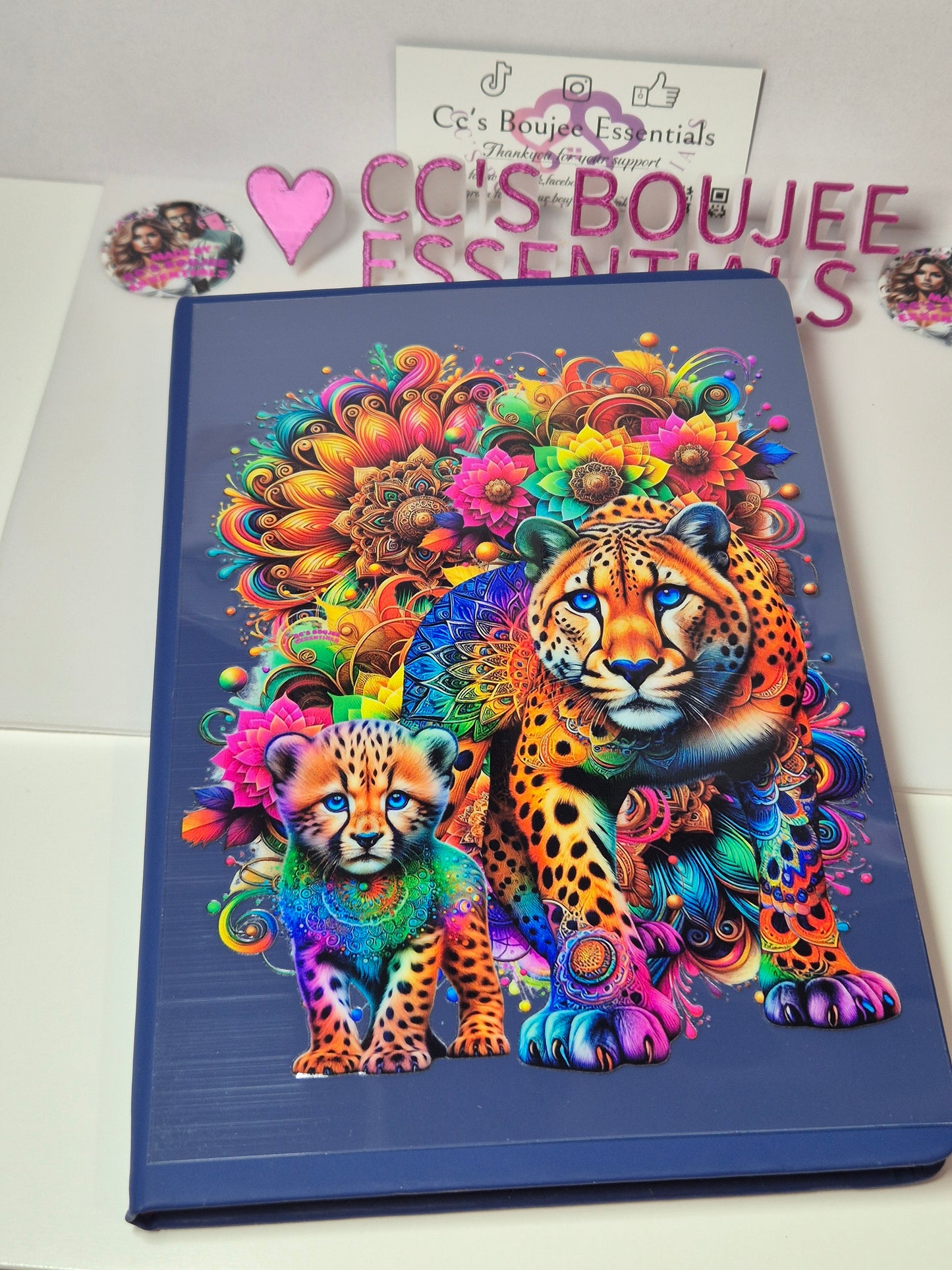 CHEETAH AND CUB A5 EXCLUSIVE