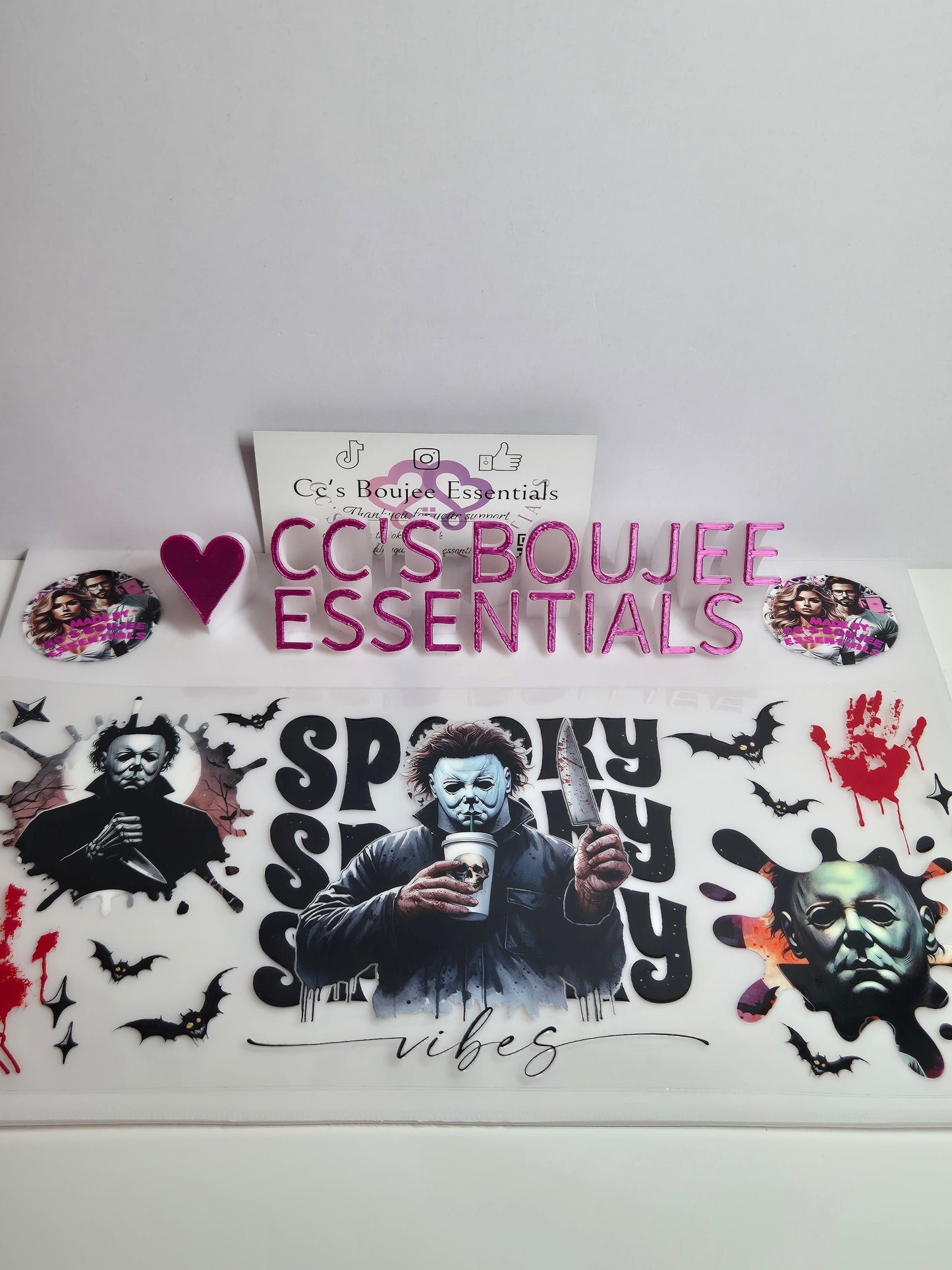 SPOOKY VIBES M #WRAP