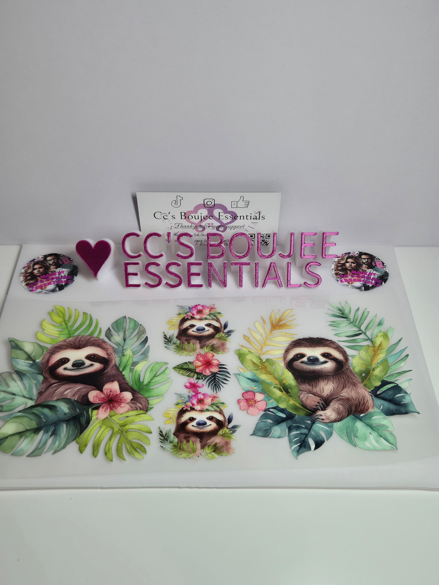 SLOTHS IN LEAVES #WRAP