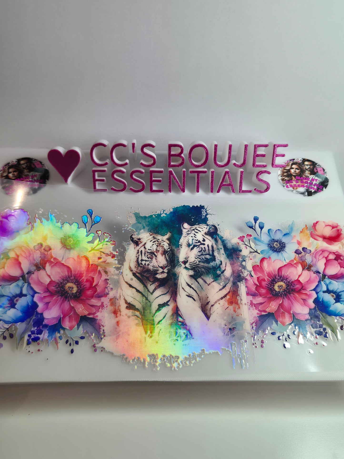 WHITE TIGER CATALOUGE HOLOGRAPHIC WRAP