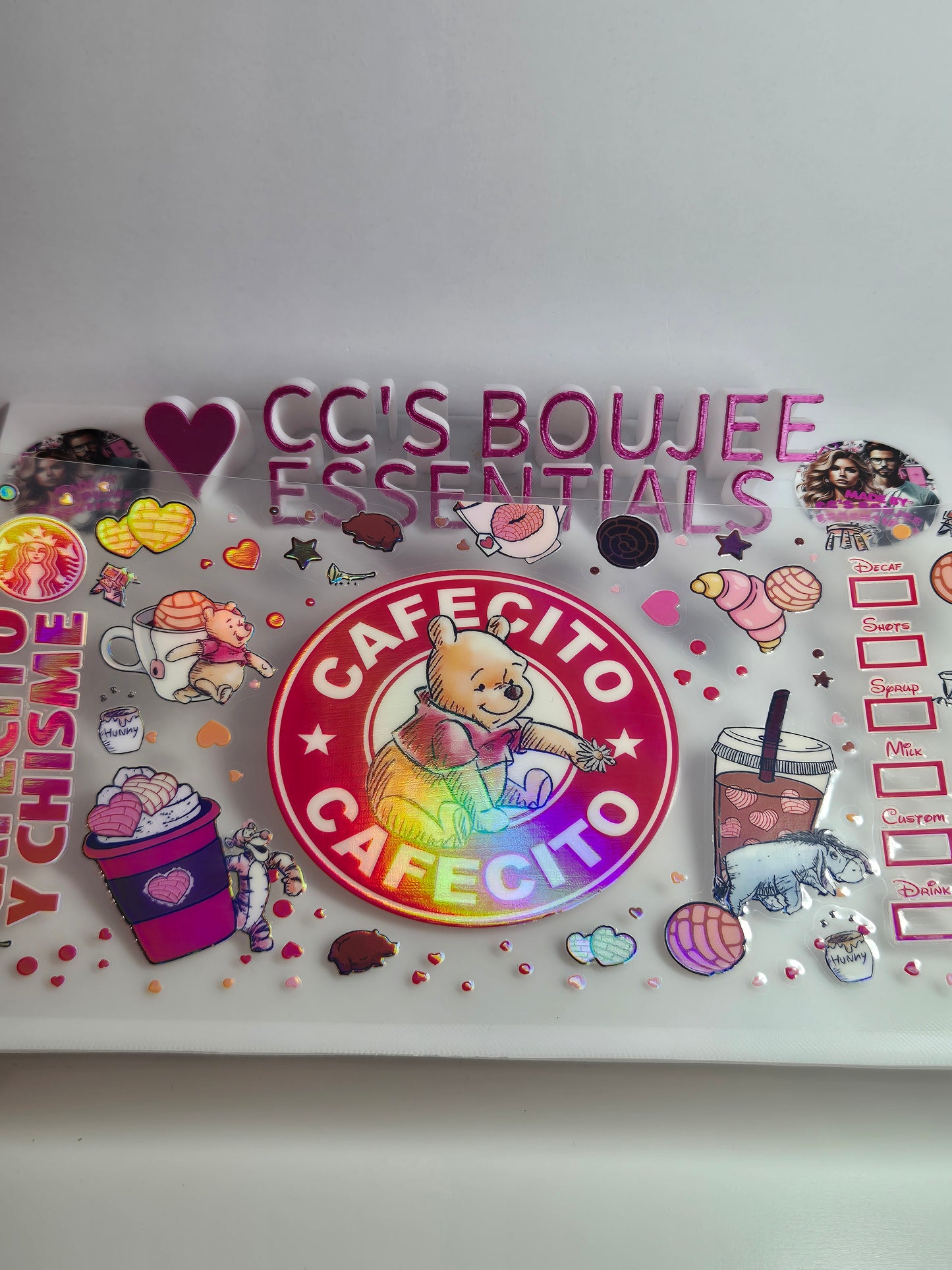 CAFECITO WINNIE CATALOUGE HOLOGRAPHIC WRAP