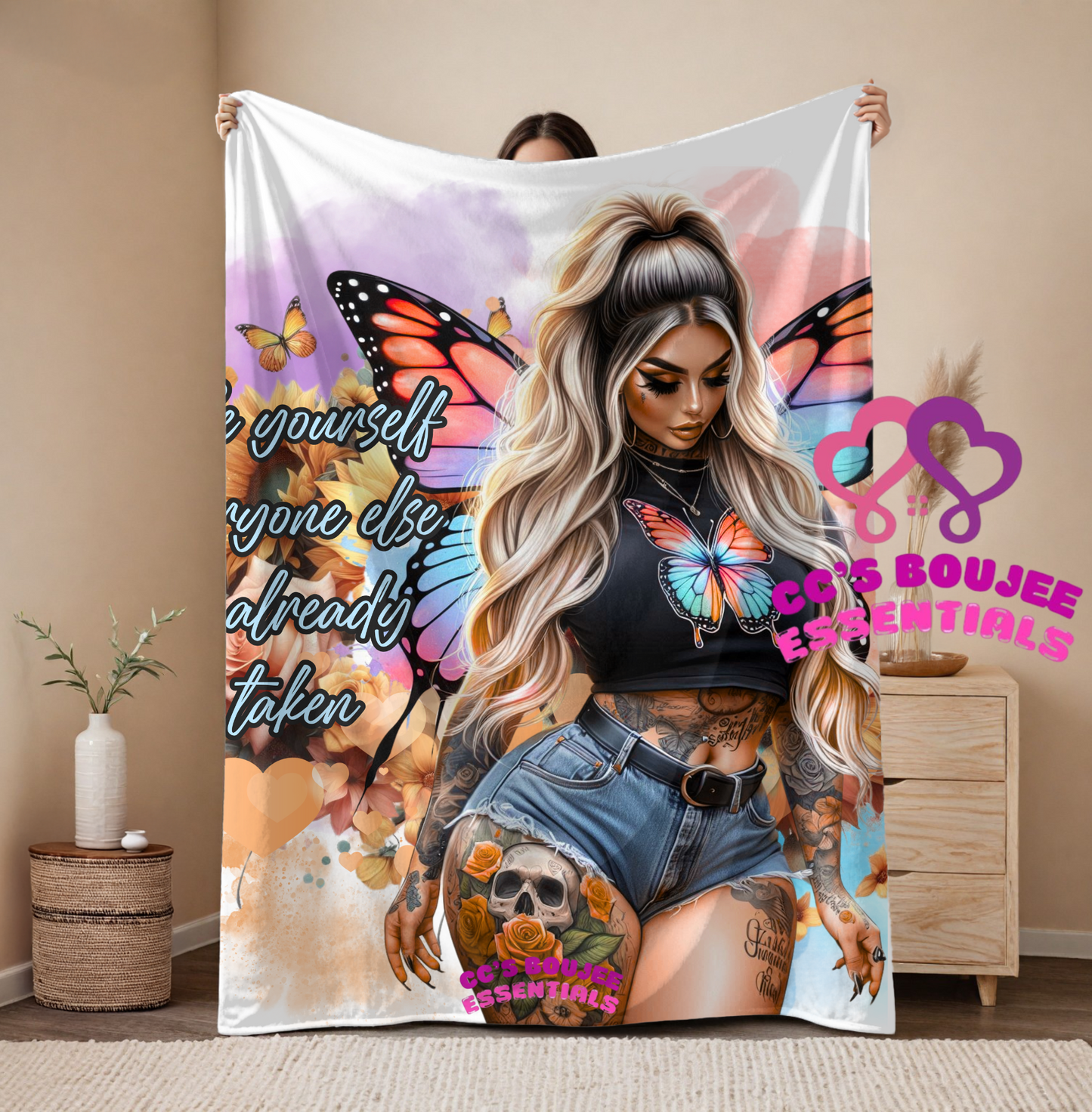 BE YOURSELF EVERYONE ELSE IS ALREADY TAKEN BLANKET