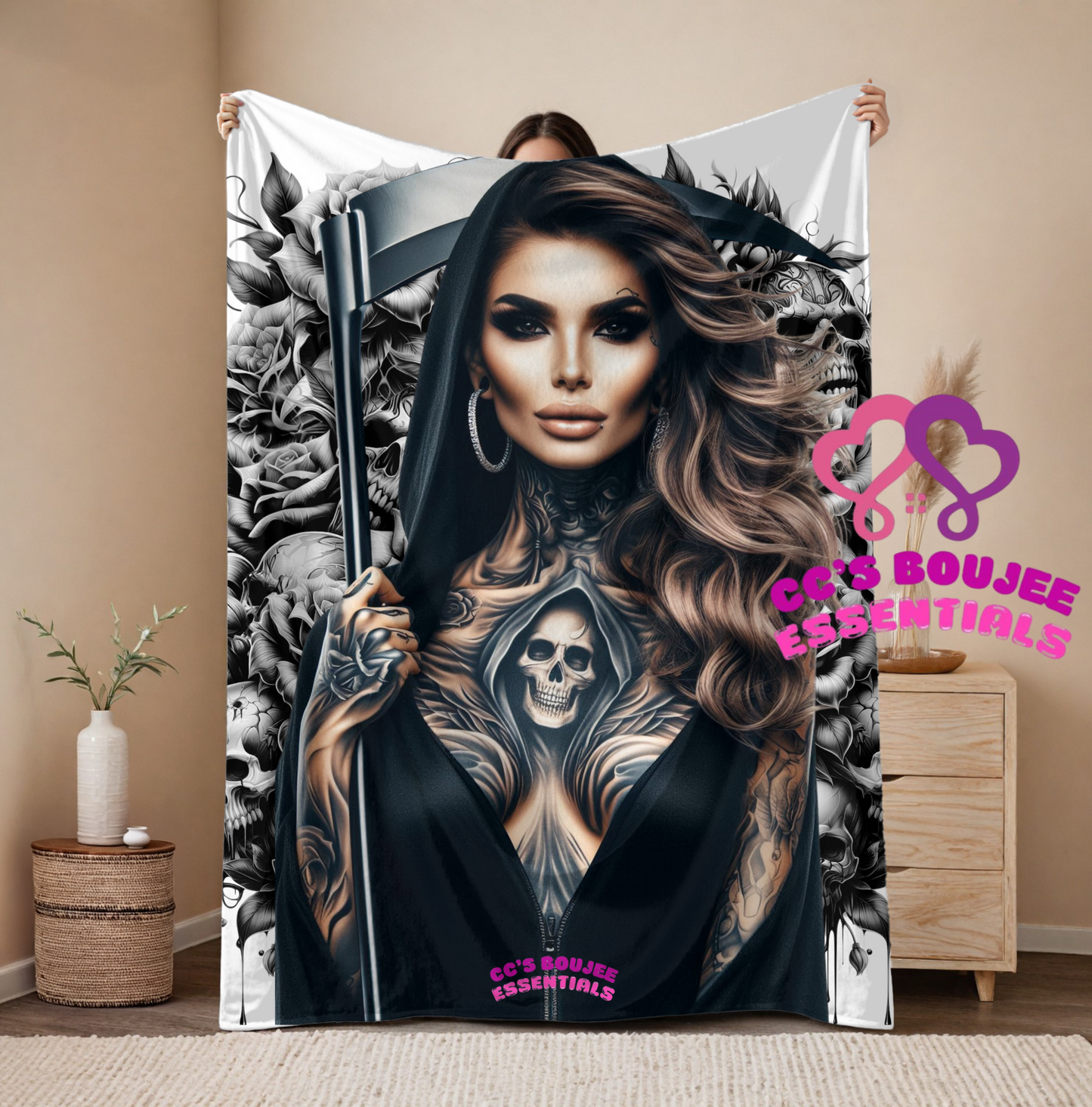 OG REAPER GIRL BLANKET