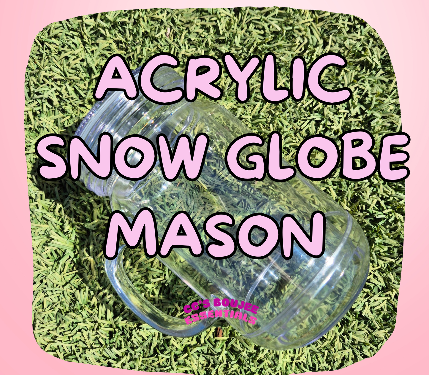 ACRYLIC MASON JAR BLANK