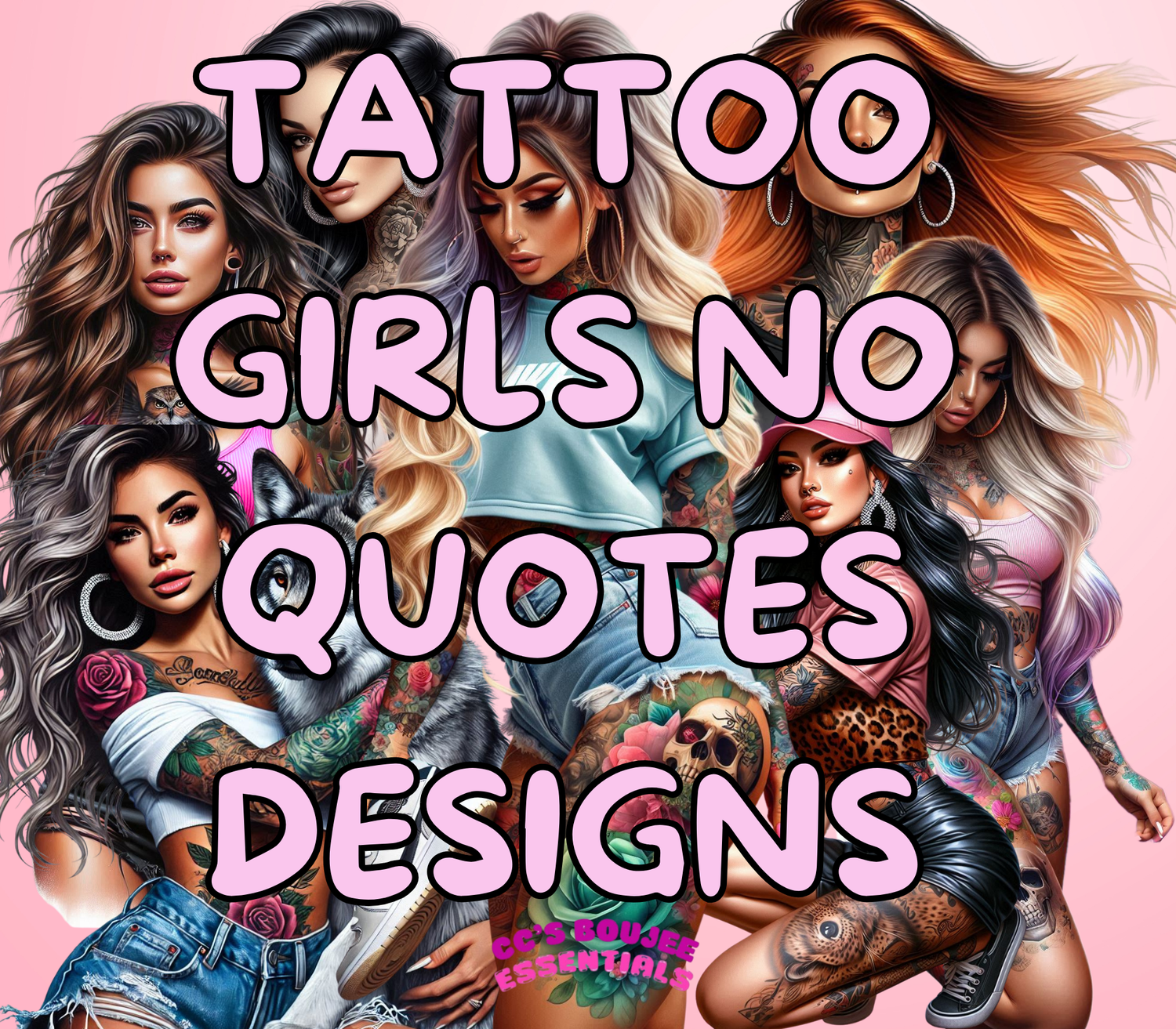 20oz TATTOO GIRLS NO QUOTES