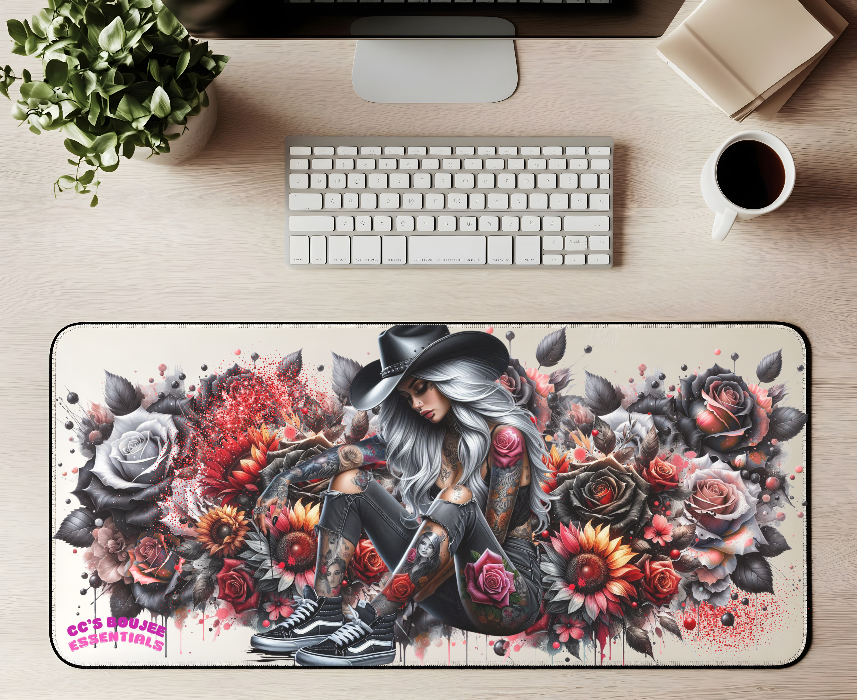 COWGIRL DESK MAT