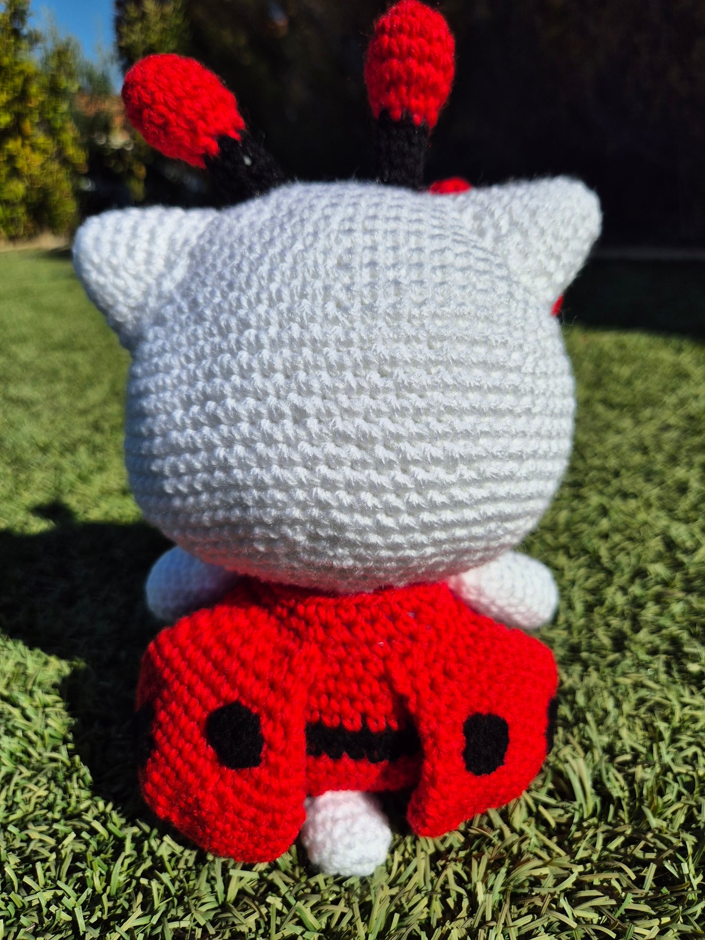 Crochet Ladybug cat