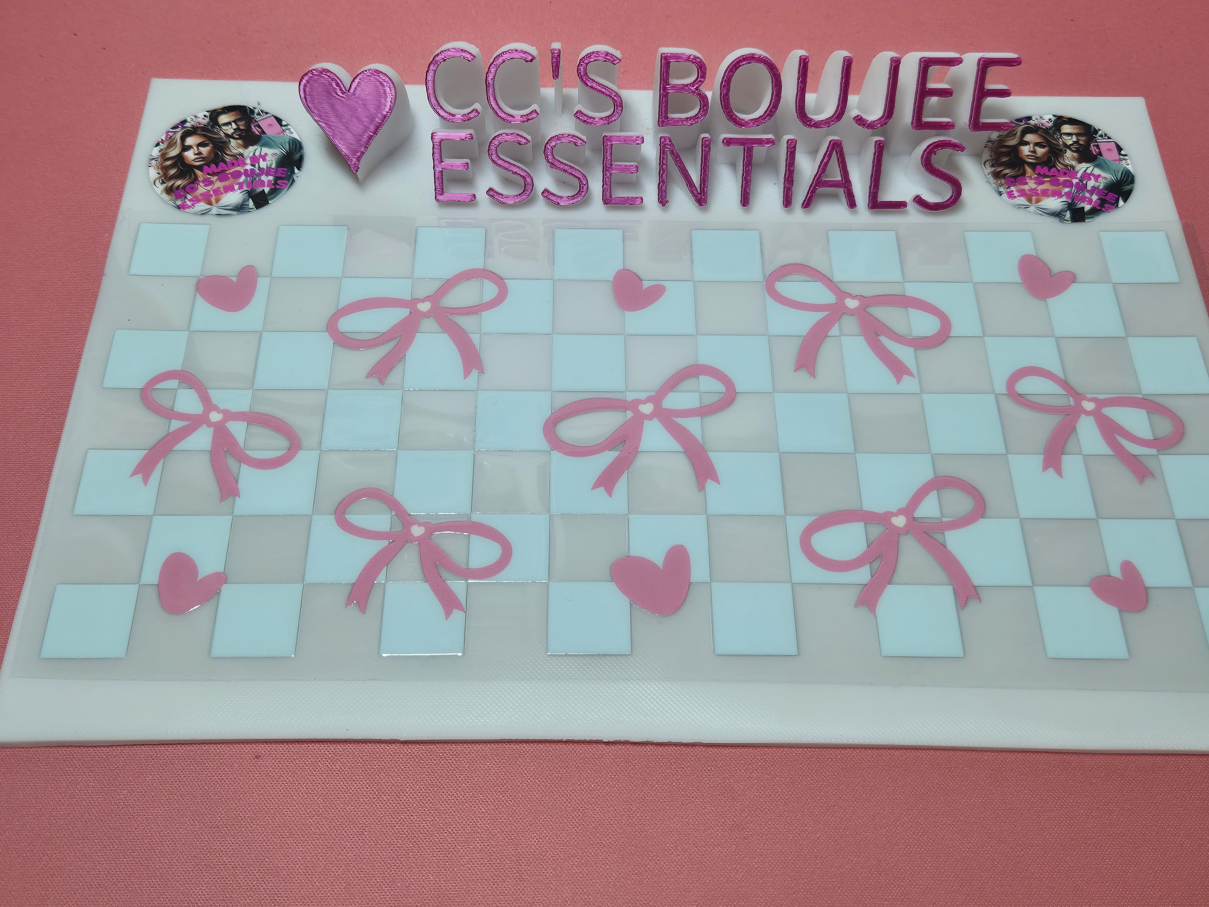 CHECKERED BOWS #WRAP