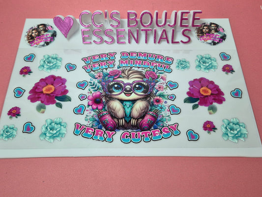 VERY DEMURE SLOTH #WRAP