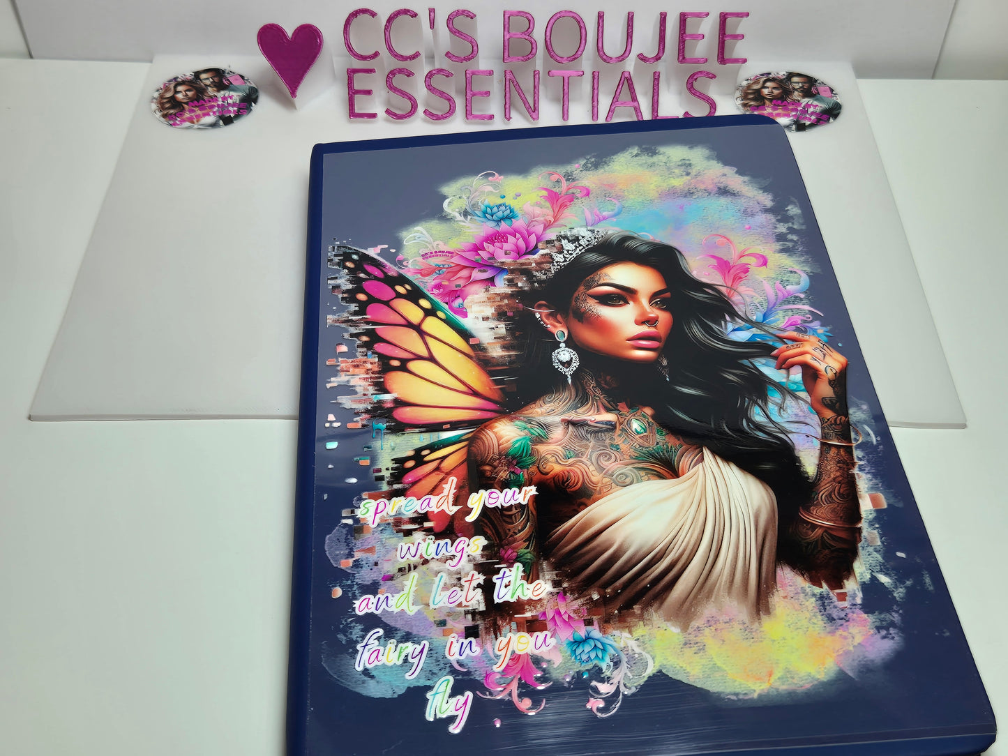 SPREAD YOUR WINGS ANS LET THE FAIRY IN YOU FLY A5 EXCLUSIVE