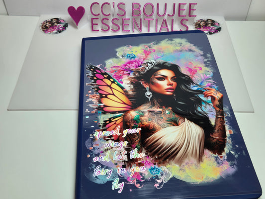 SPREAD YOUR WINGS ANS LET THE FAIRY IN YOU FLY A5 EXCLUSIVE