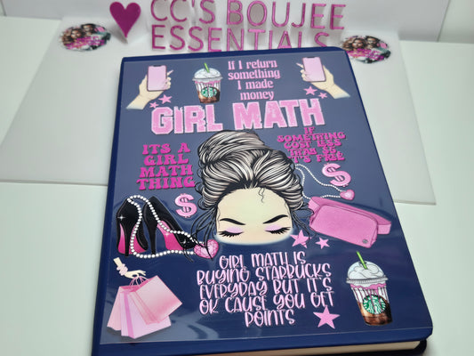 GIRL MATH A5 CATALOUGE WRAP