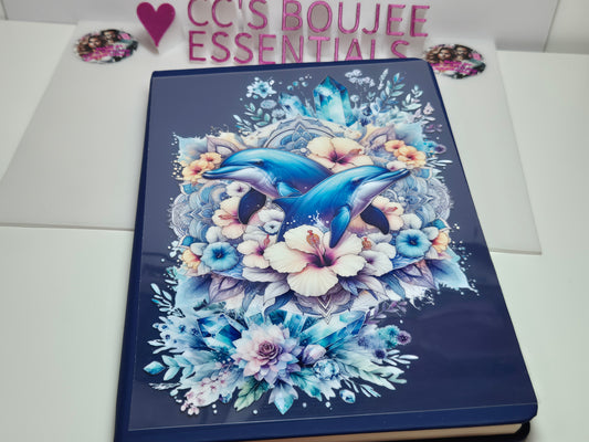 DOLPHINS AND CRYSTALS A5 CATALOUGE WRAP