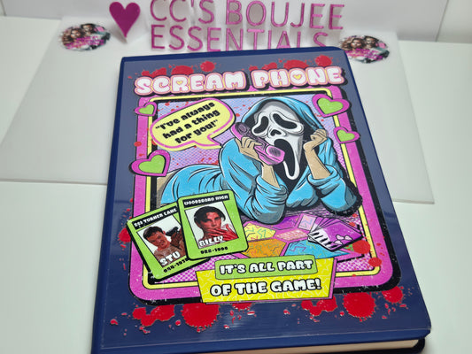 SCREAM PHONE A5 CATALOUGE WRAP