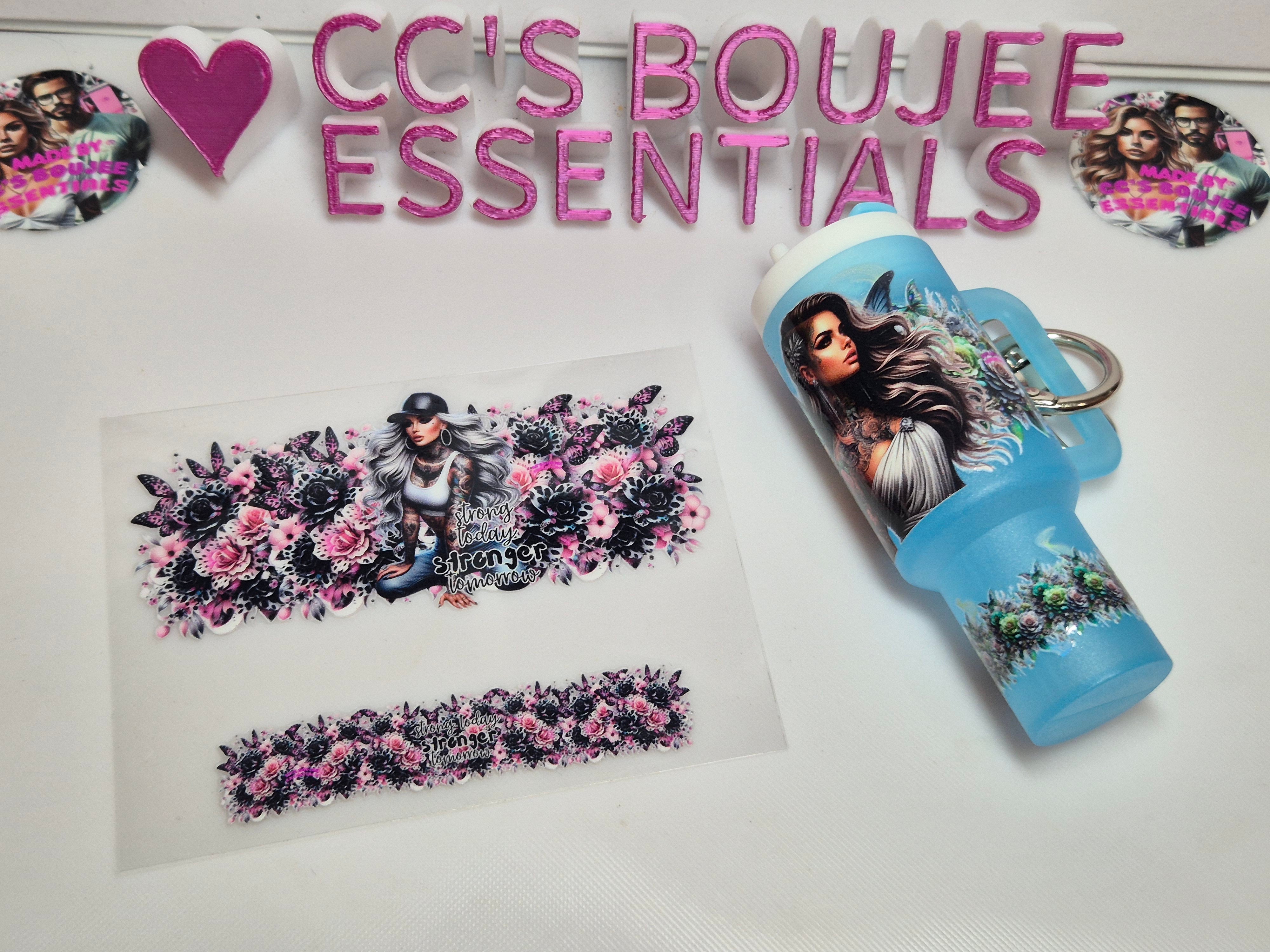 STRONG TODAY STRONGER TOMORROW TUMBLER KEYCHAIN EXCLUSIVE