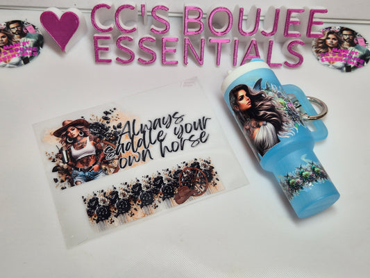 ALWAYS SADDLE YOUR OWN HORSE STANLEY KEYCHAIN EXCLUSIVE