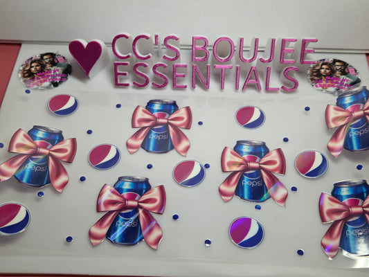 COLA WITH BOW 16oz CATALOUGE HOLOGRAPHIC WRAP