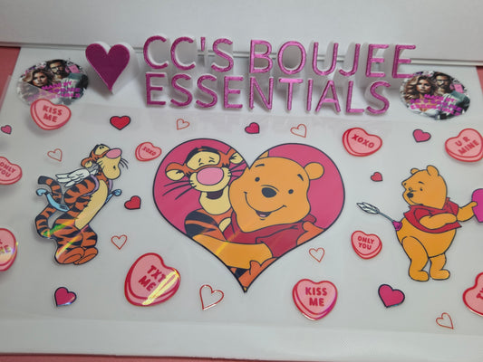 HEART BEAR 16oz CATALOUGE HOLOGRAPHIC WRAP