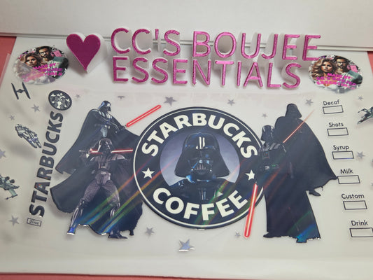 DARTH COFFEE 16oz CATALOUGE HOLOGRAPHIC WRAP