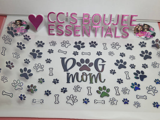 DOG MOM 16oz CATALOUGE HOLOGRAPHIC WRAP