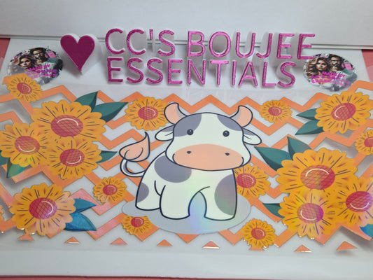 CUTE COW 16oz CATALOUGE HOLOGRAPHIC WRAP