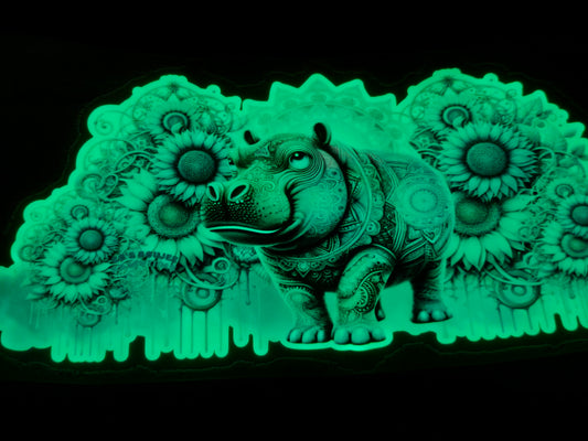 HIPPO EXCLUSIVE 16OZ GLOW IN THE DARK