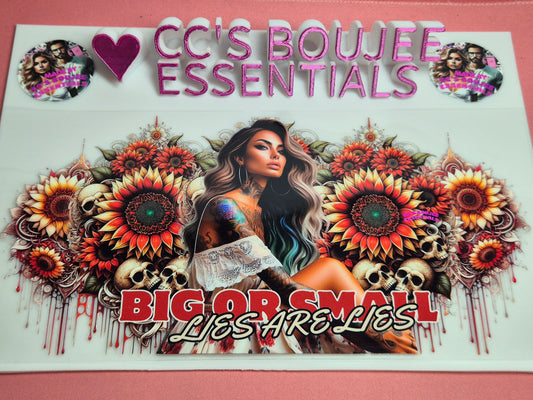 BIG OR SMALL LIES ARE LIES $1.70 EXCLUSIVE WRAP