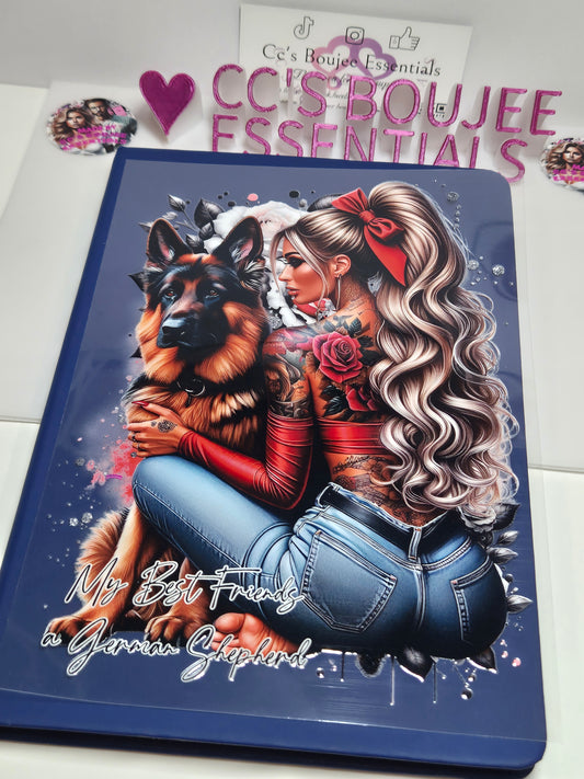 MY BEST FRIEND IS A GERMAN SHEPHERD A5 EXCLUSIVE