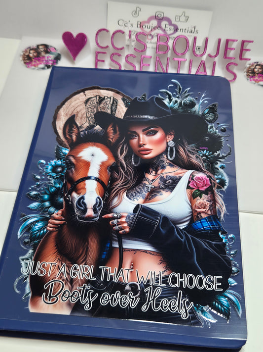 JUST A GIRL THAT WILL CHOOSE BOOTS OVER HEELS A5 EXCLUSIVE