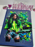 FLURO GREEN CAR GIRL A5 EXCLUSIVE