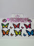 BIG MULTI COLOUR BUTTERFLIES #WRAP