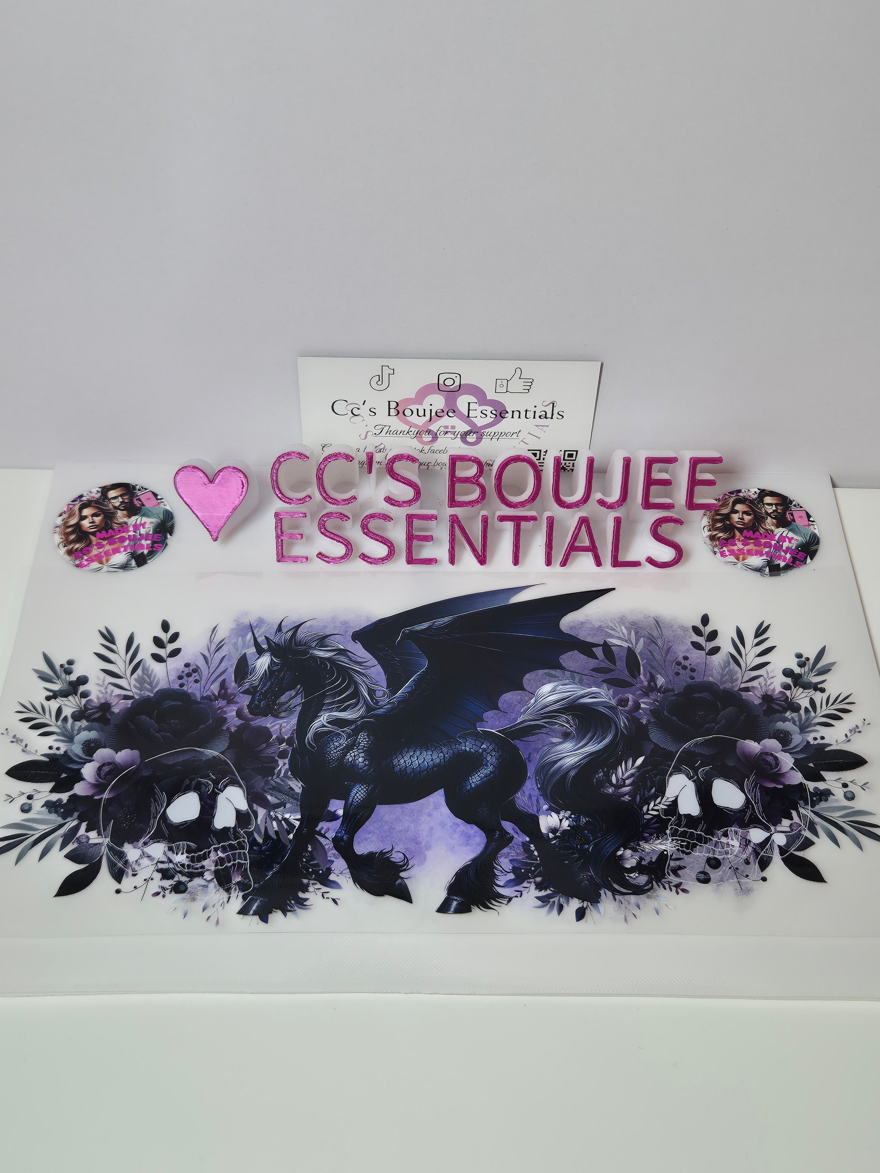 BLACK HORSE WITH WINGS #WRAP