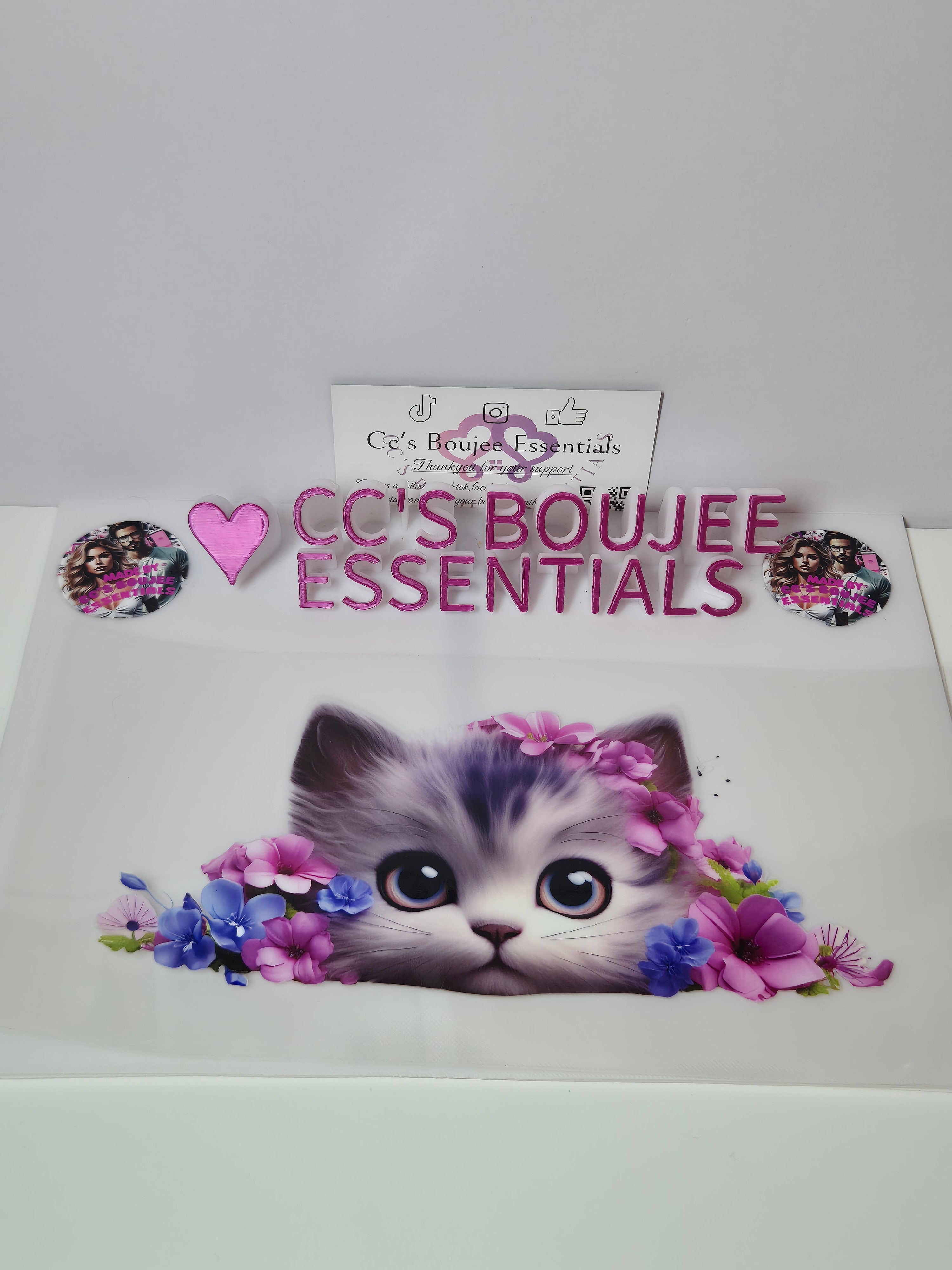 GREY KITTEN FACE #WRAP