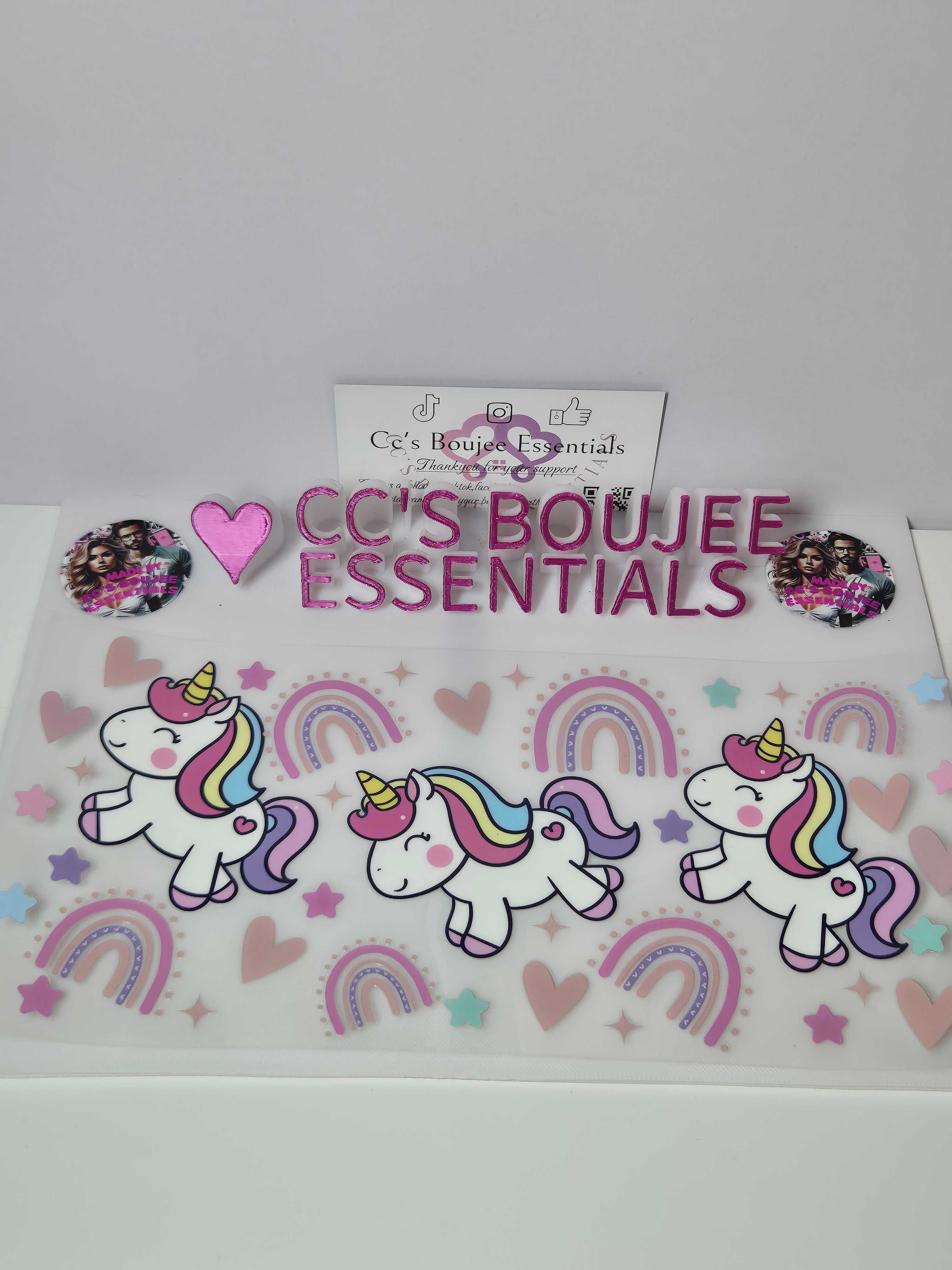 CARTOON UNICORNS #WRAP