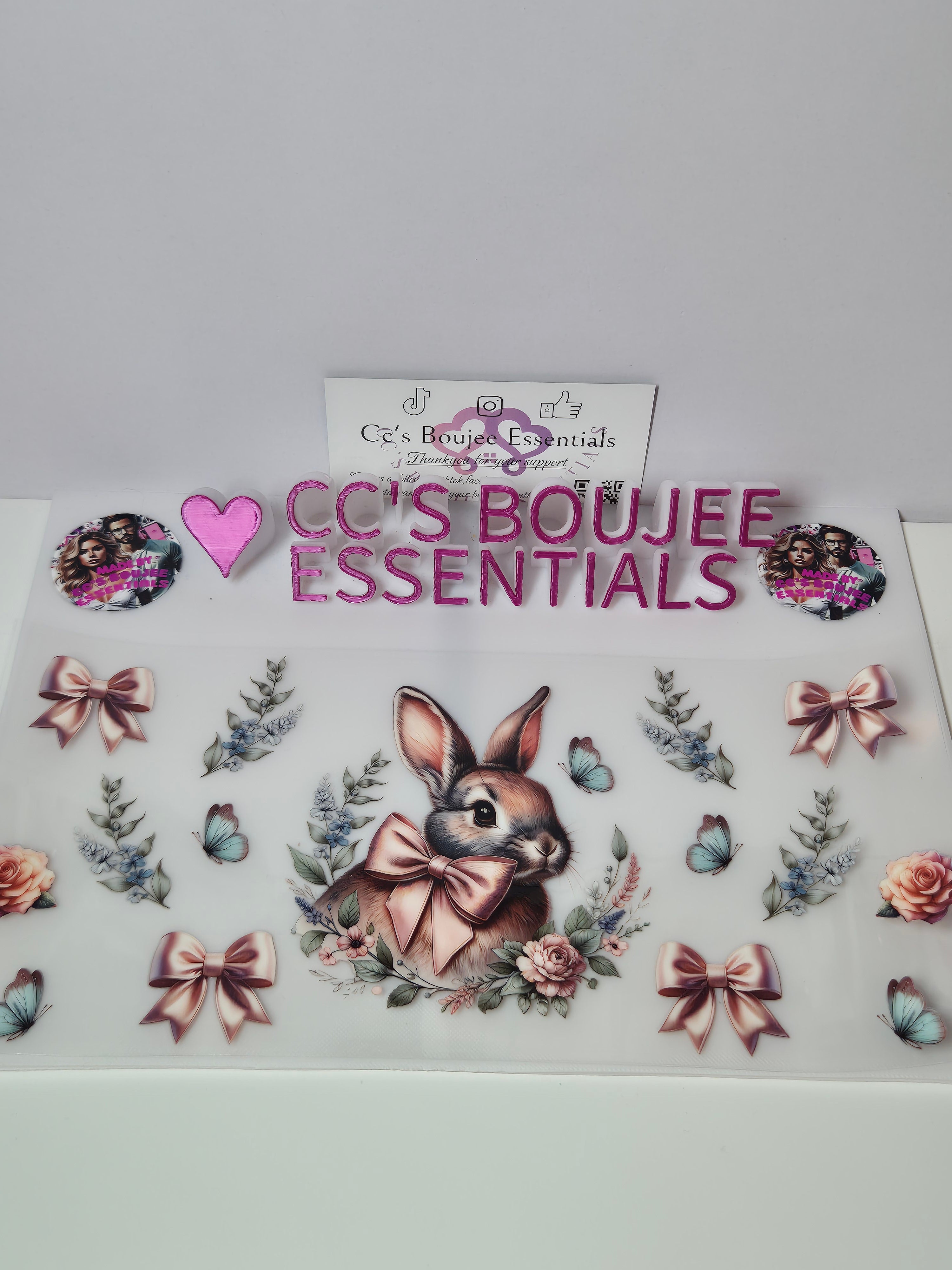 BROWN BUNNY WITH BOW #WRAP