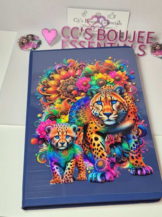 CHEETAH AND CUB A5 EXCLUSIVE