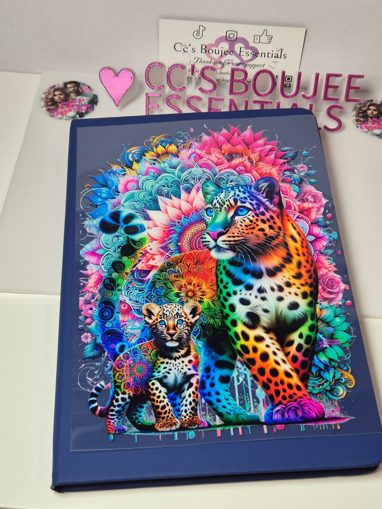 LEOPARD AND CUB A5 EXCLUSIVE