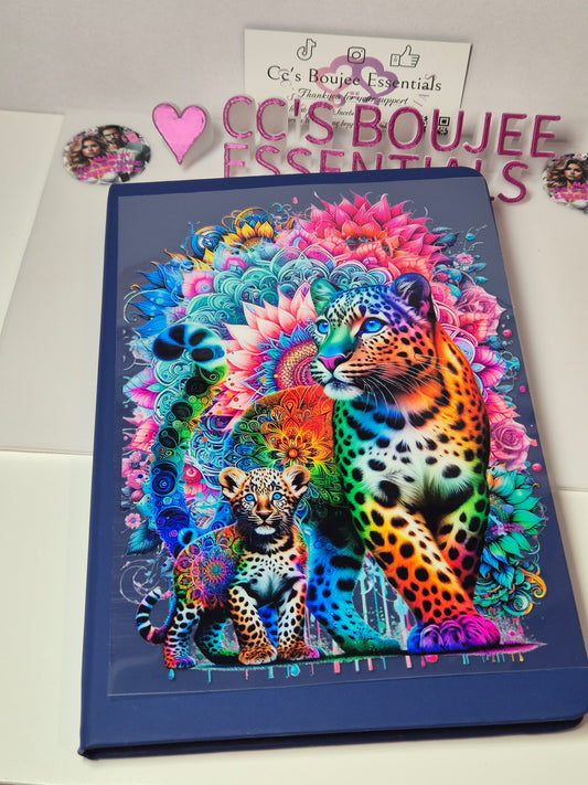 LEOPARD AND CUB A5 EXCLUSIVE