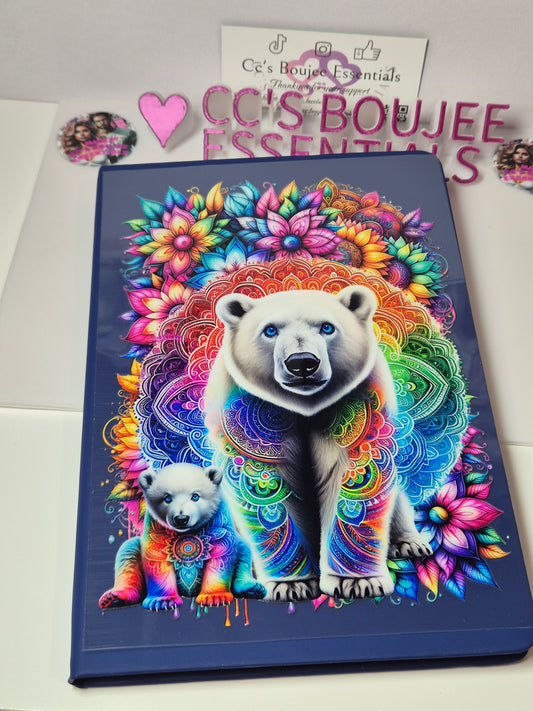 POLAR BEAR AND CUB A5 EXCLUSIVE