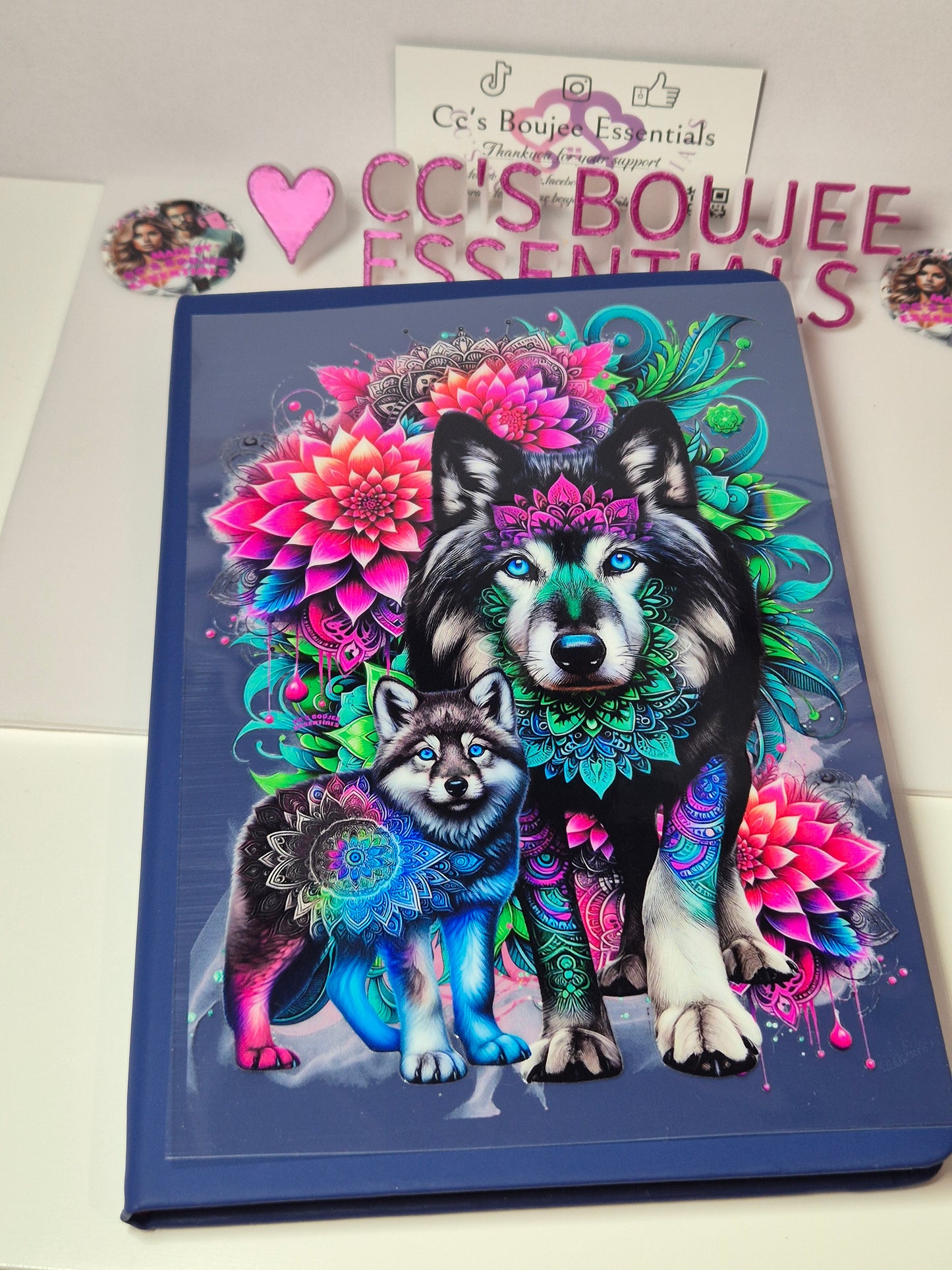 WOLF AND BABY A5 EXCLUSIVE