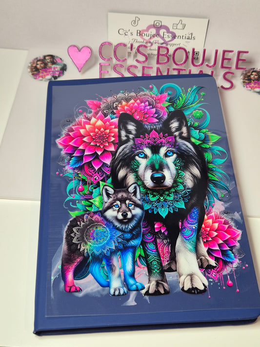 WOLF AND BABY A5 EXCLUSIVE
