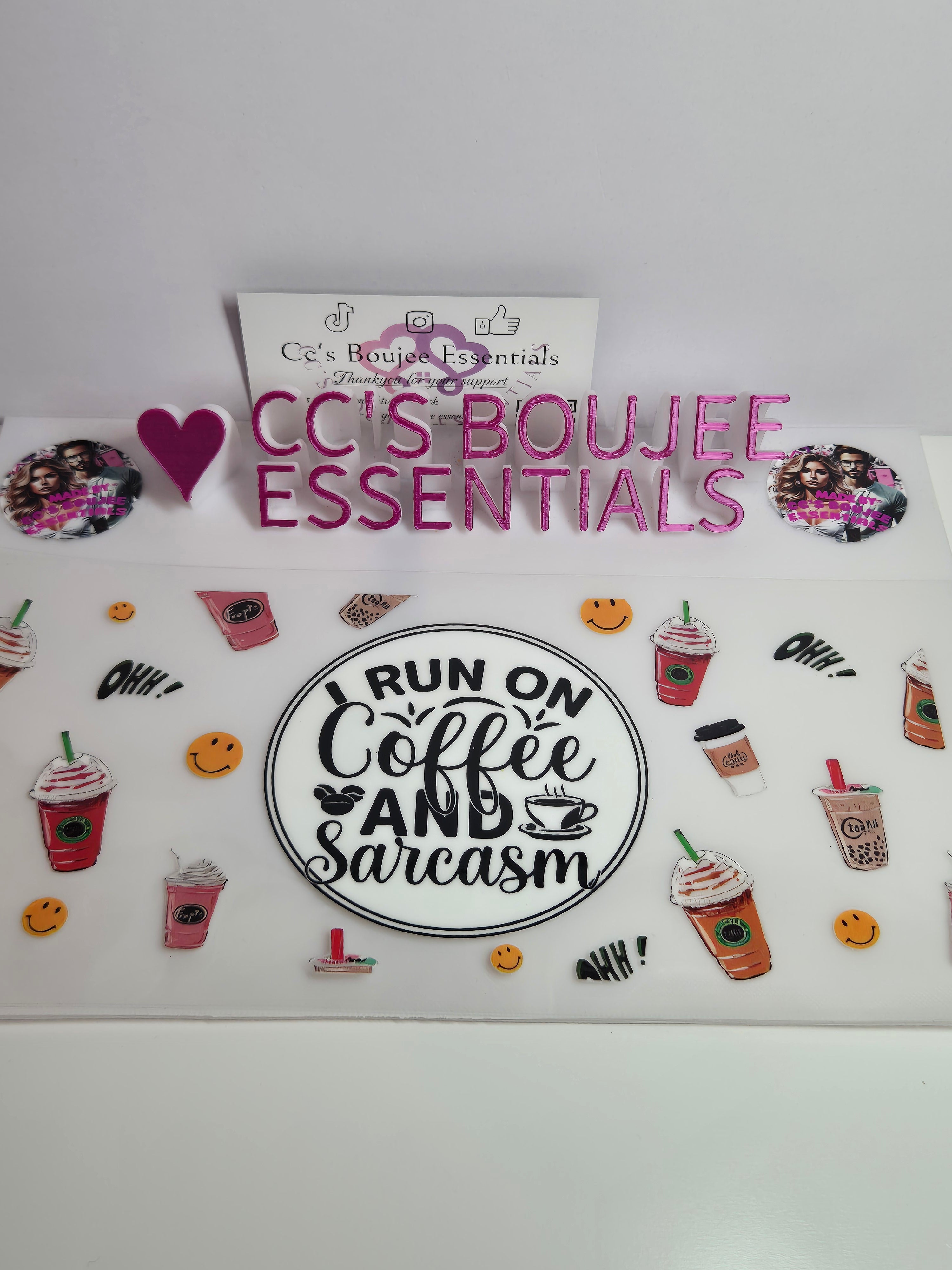 I RUN ON COFFEE AND SARCASM #WRAP