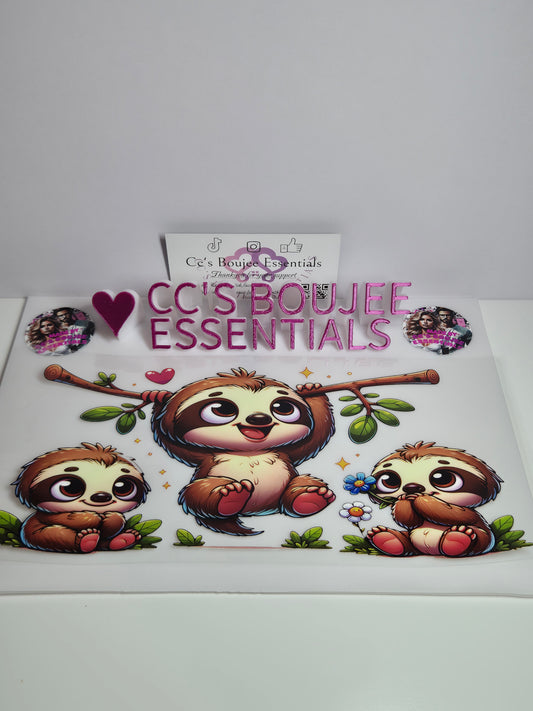LARGE CARTOON SLOTHS #WRAP