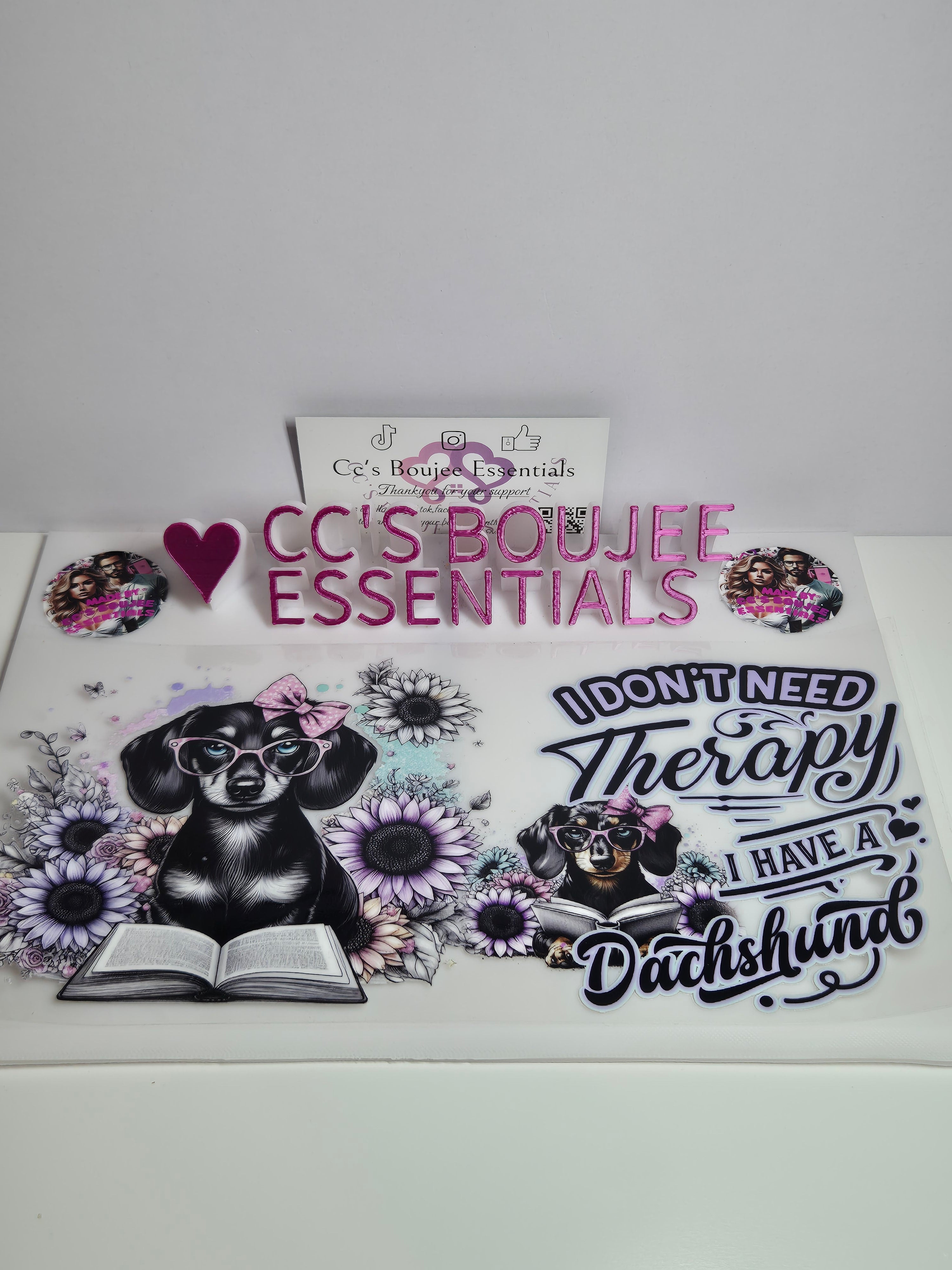 I DONT NEED THERAPY DACHSHUND #WRAP