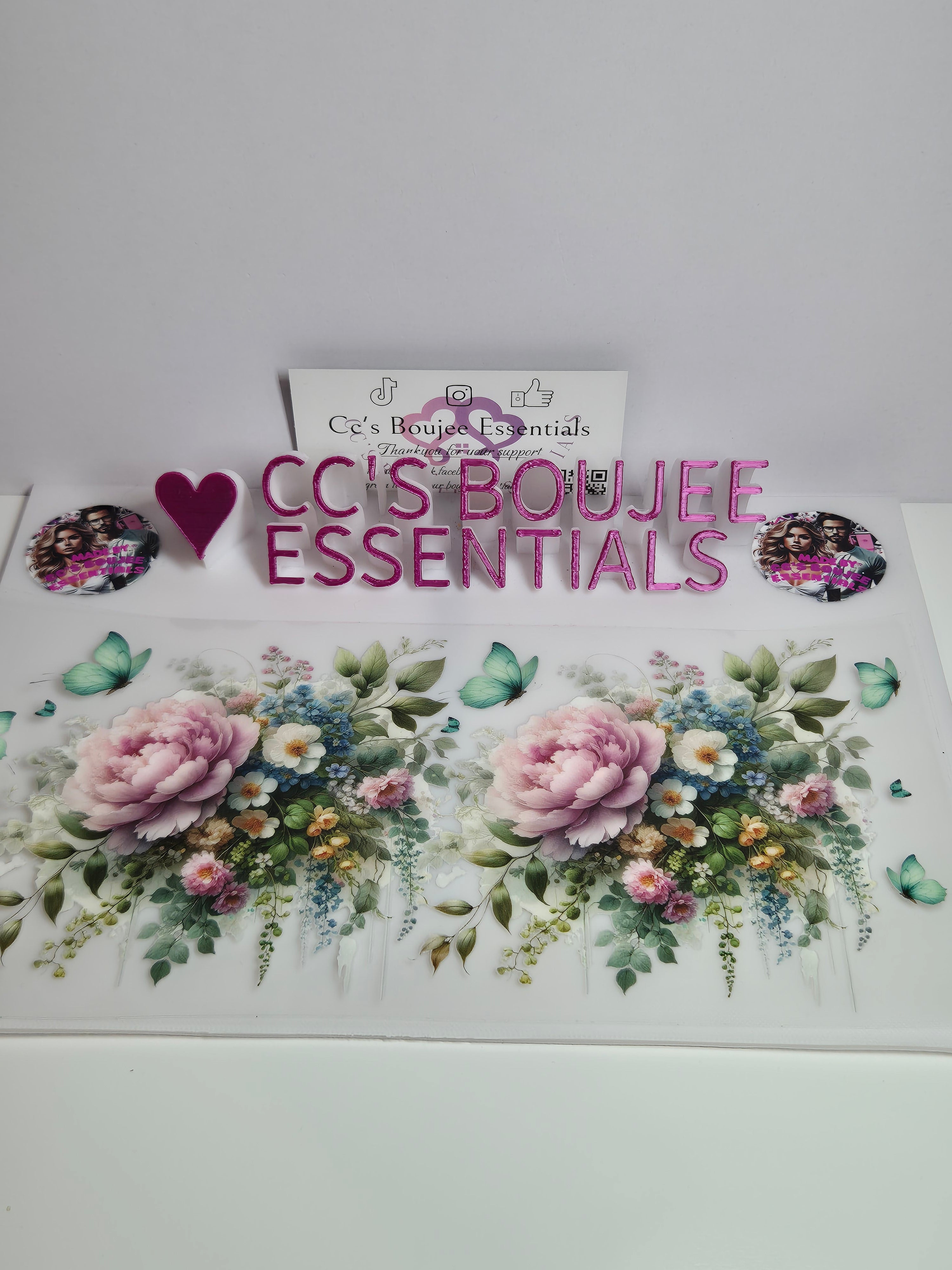 FLOWERS BUTTERFLIES 36 #WRAP