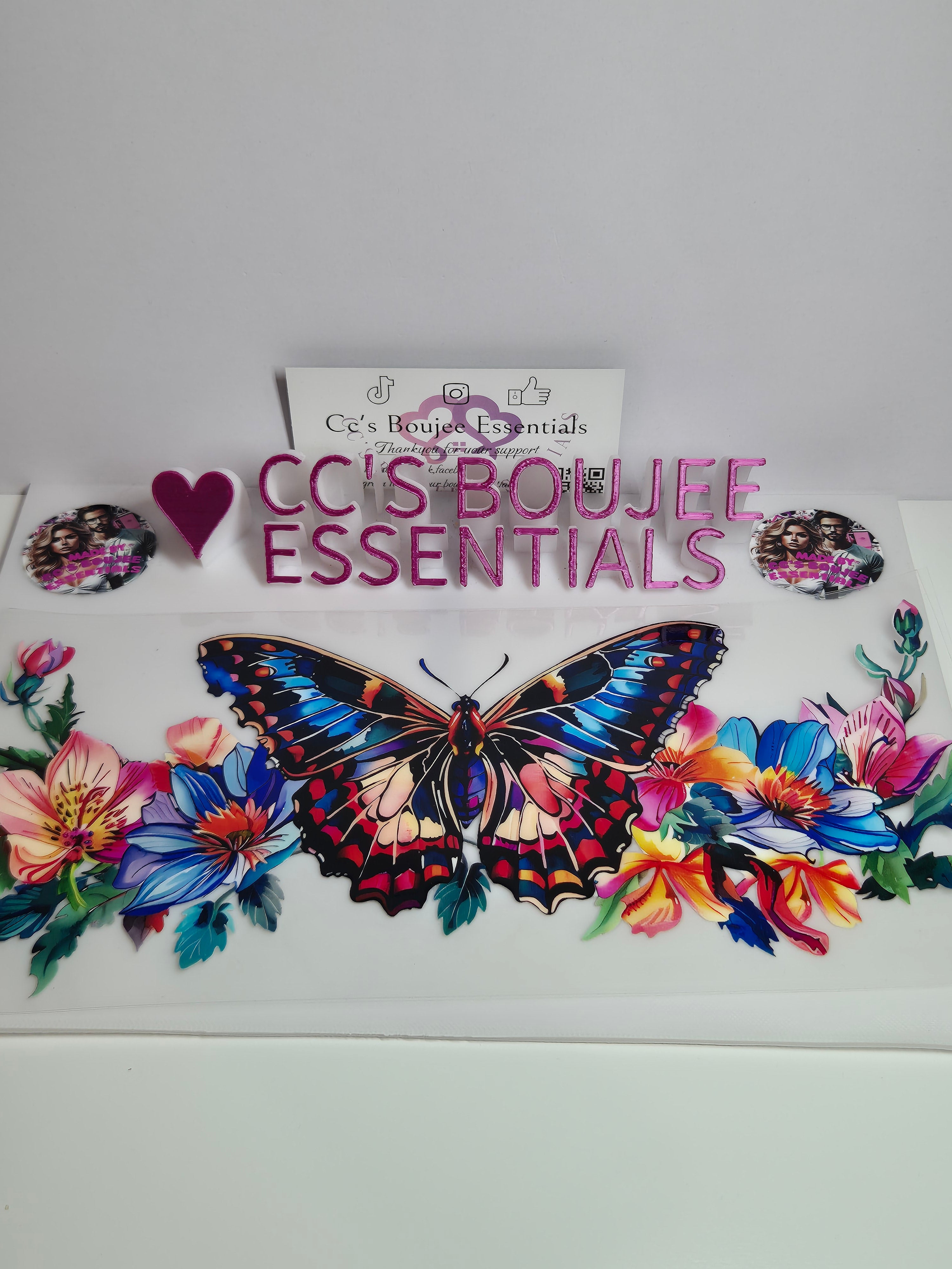 FLOWERS BUTTERFLIES 8 #WRAP