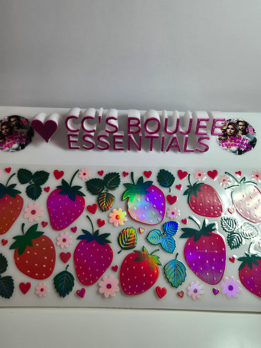 STRAWBERRIES CATALOUGE HOLOGRAPHIC WRAP